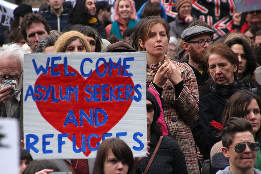 Protest gegen die Asylpolitik Australiens, 2013 © Takver, CC BY-SA 2.0, flickr.com