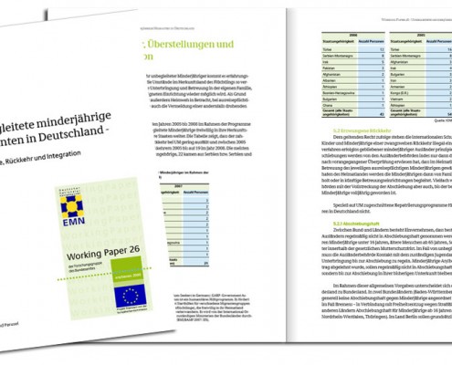 Studie zu ungebleiteteten minderjährigen Migranten in Deutschland